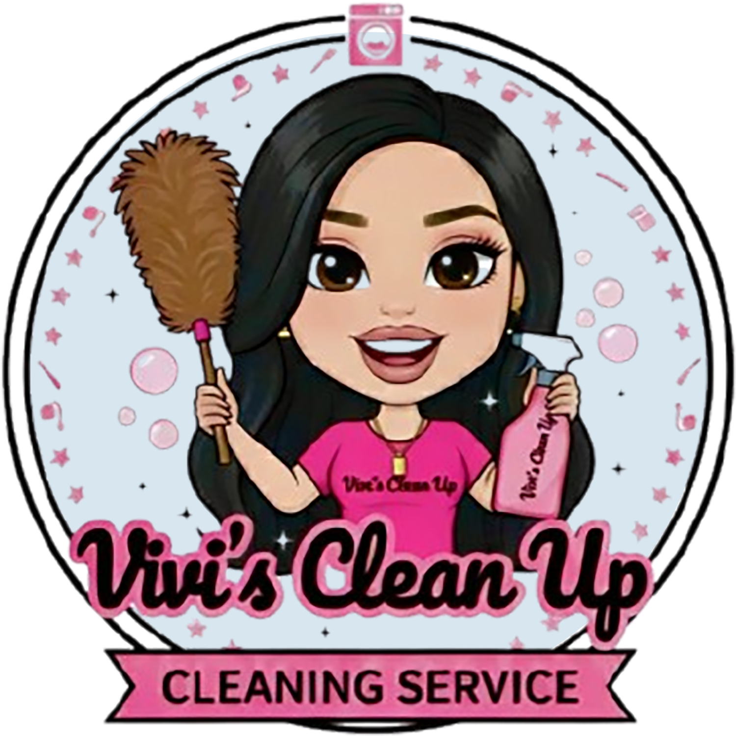 Vivi's Clean Up Logo